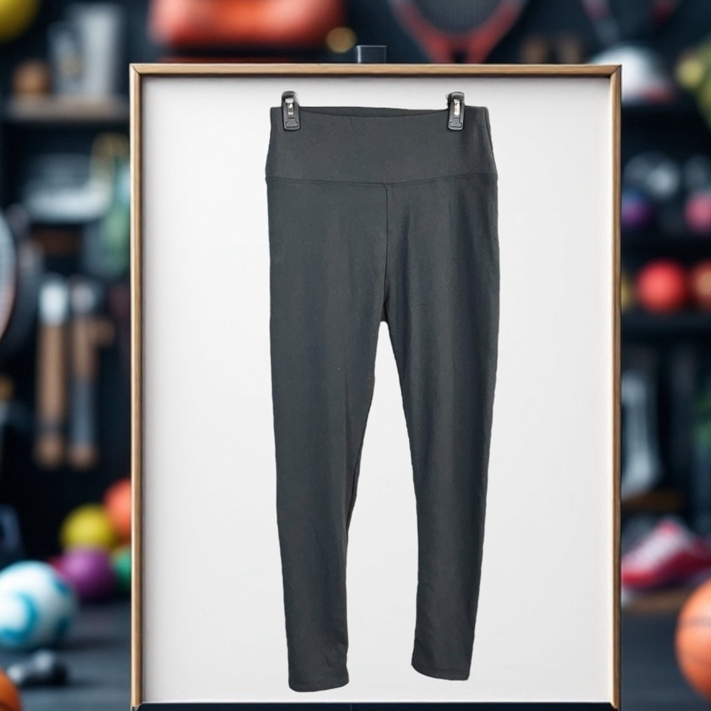 Unknown Brand Dark Gray Soft Fleecy Active Wear Leggings Pants Women Size L/XL